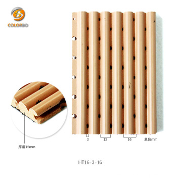 Room Decoration Wooden Timber Soundproof Material Acoustic Panels